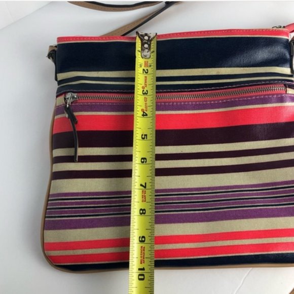 Merona Striped Crossbody Bag in Like New Condition - Picture 13 of 15
